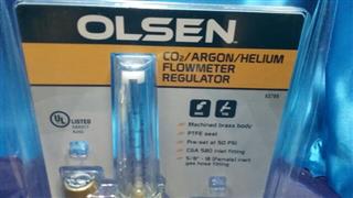 argon helium olsen flowmeter regulator